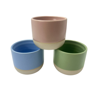 Tasses à café japonaises rétro en poterie rustique émaillée, style Japandi, pour la décoration de la table basse du salon, en céramique - Product Image 2