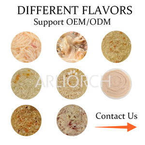 Nourriture humide biologique pour chats en sachet de 85g, hydratation saine, soupe de viande de poulet, variations crémeuses, protéines végétales nutritives - Product Image 2