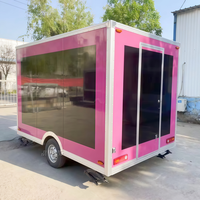 Nouvelle remorque alimentaire fermée, chariot à hot-dogs américain, camion de restauration, camion de vente au détail, remorque à glace, boutique de pizza, hôtel, café, crème glacée, maïs, etc.