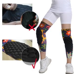 Jeunes enfants <span class=keywords><strong>Anti</strong></span> Collision EVA nid d'abeille longue Compression bras et genouillères coussinets pour le sport - Product Image 1
