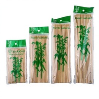 Bâtonnets de barbecue jetables en bambou, faciles à nettoyer, en gros, 40-100 sachets, pour saucisses aux fruits parfumées grillées, sans gluten, Fujian
