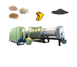 เครื่องขึ้นรูปคาร์บอนไนซ์อุปกรณ์ทำถ่านเปลือกถั่วลิสงแบบต่อเนื่อง - Product Image 1