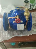 Vanne de réduction de pression d'eau pilotée 200X, réglable, pour contrôle hydraulique incendie, DN100 DN150 DN200 DN250