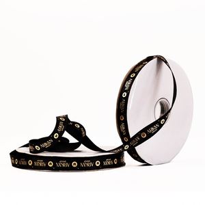 Satin Fabric Custom Branded Roll Color Christmas Gift Wrapping Recycled Silk <b>Ribbon</b> for <b>Cake</b> Box Decoration - Product Image 1