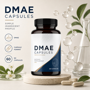 Gran oferta de cápsulas de <span class=keywords><strong>Dmae</strong></span> 3% <span class=keywords><strong>Dmae</strong></span> vegetarianas sin gluten sin OMG para apoyar la producción de neurotransmisores que mejoran la función cerebral - Product Image 3