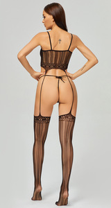 Tenue de danse exotique à faible MOQ, lingerie pour femmes de plus de 60 ans, <span class=keywords><strong>bas</strong></span> résille, coupe en V, carnaval pour femmes - Product Image 4