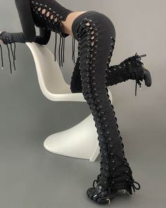 Set Due Pezzi con Pantaloni Sexy per Donna, Maniche Lunghe con Lacci Laterali e Aperture, Prezzo all'Ingrosso - Product Image 3