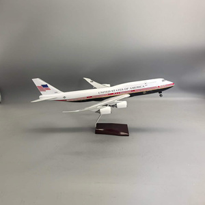 Modelo de Avión de Resina <span class=keywords><strong>Boeing</strong></span> 747-8 Air Force One a Escala 1/150 de 47 cm con Luces LED y Tren de Aterrizaje - Product Image 6