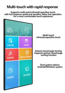 Écran d'affichage numérique <span class=keywords><strong>interactif</strong></span> intelligent à écran tactile de 24 <span class=keywords><strong>pouces</strong></span> pour menu, prix, publicité intérieure - Product Image 4