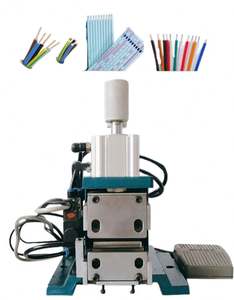 Machine à dénuder électrique pneumatique pour dénuder et couper les fils d'ordinateur, les fils isolés, les câbles de distribution et les câbles téléphoniques - Product Image 3