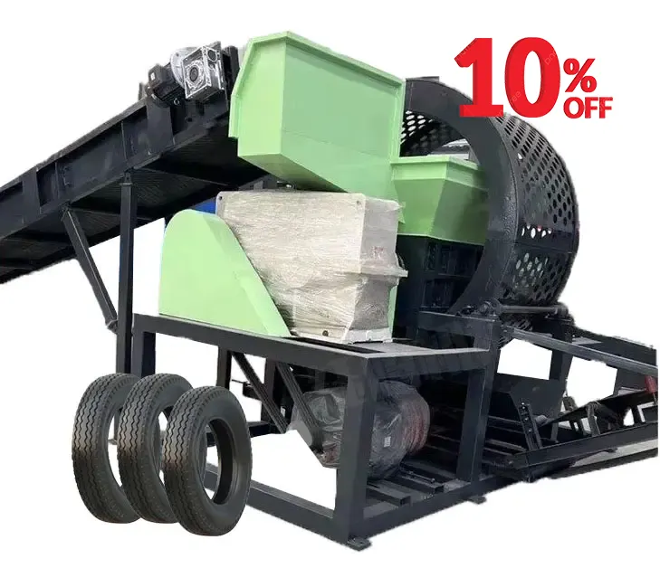 Công nghiệp máy nghiền nhựa lốp Shredder chất thải tái chế máy cao su băm nhỏ Máy