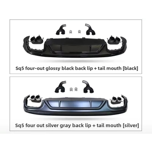 Kit Carrozzeria RSQ5 per <span class=keywords><strong>Q5</strong></span> <span class=keywords><strong>2020</strong></span>+2019, Diffusore Posteriore a Quattro Uscite, Paraurti Anteriore in Plastica SQ5 - Product Image 4