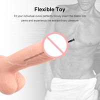 Tube urétral en silicone personnalisé de marque SEXBAY, sonde urétrale en forme d'œil de cheval, dispositif de chasteté, 8 tailles pour hommes et femmes