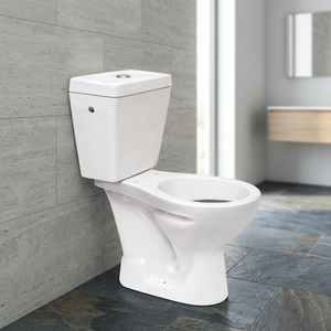 ชุดสุขภัณฑ์แบบสองชิ้น เซรามิก พร้อมระบบ P-Trap แบบ Washdown ระบบ Dual Flush แบบติดตั้งบนพื้น - Product Image 2