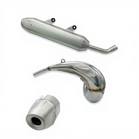 Silencieux d'échappement de moto en acier inoxydable durable Snor pour KTM SX XC-W pour HUSQVARNA TC TE TX pour GASGAS EC EX MC