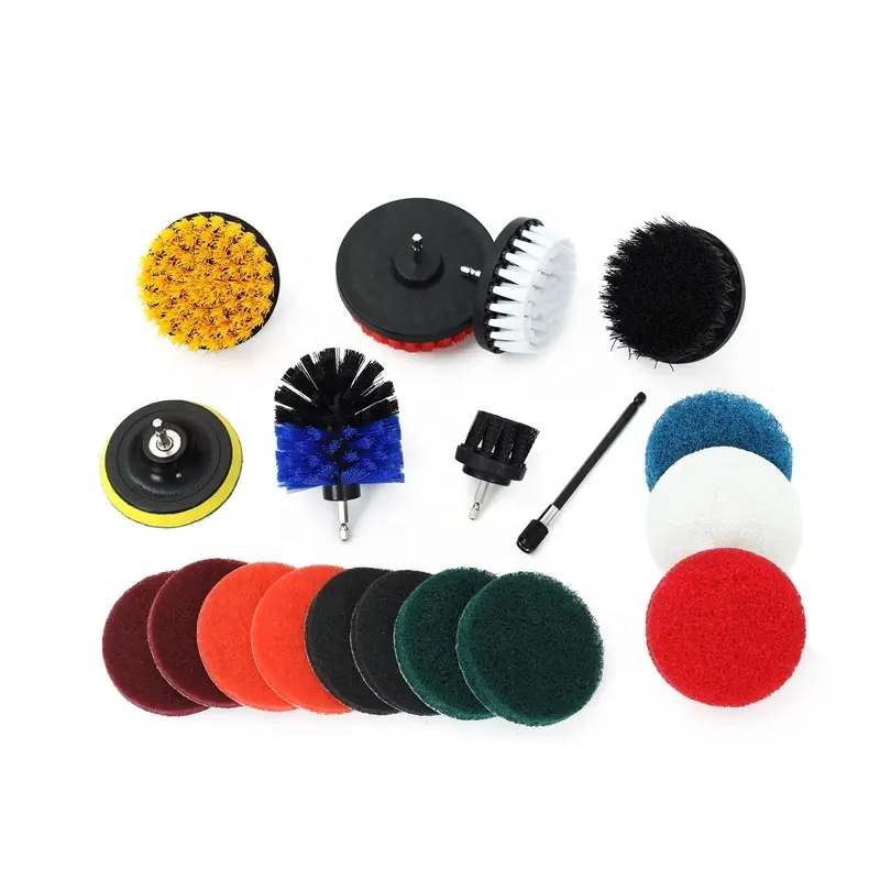 21Pcs Cleaning Brush Car Care & Cleanings kit auto Detailing Washing Accessories Cleaning Car, Boat, Seat, Carpet set