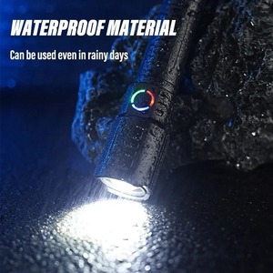 Linterna potente XHP50, 3 modos, luz LED fuerte, linterna con Zoom telescópico, recargable por USB, linterna de largo alcance para acampar y pescar - Product Image 5