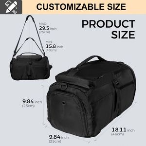 Water Resistant Gym Backpack Shoe Compartment Sports Duffel <b>Bag</b> <b>for</b> <b>Men</b> <b>Travel</b> - Product Image 2