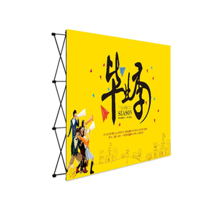 Bannière réutilisable portable, personnalisable, avec structure en aluminium pour la publicité d'entreprise, support pop-up - Product Image 2