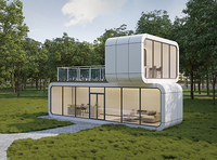Meilleures ventes Mobile Capsule House Apple Cabin Home Resorts Hébergement Apple Cabin 20 pieds 40 pieds Capsule polyvalente Apple Cabin
