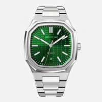 Montres à quartz classiques carrées japonaises personnalisées en gros pour hommes, étanches, en acier inoxydable, Relogio
