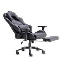 Chaise de jeu de course personnalisée par le fabricant, en cuir PU, accoudoirs 3D, repose-pieds rétractable, coussin cervical, hauteur réglable, Silla Gamer