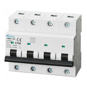 Interruptor de Circuito TMM1-125 4P de 10ka 125A MCB para Protección Contra Sobrecarga en Vehículos Eléctricos - Product Image 1