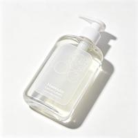 Etiquetas para Botellas de Gel de Ducha Haoxuan OEM, Impresas en Tinta Blanca sobre PET Transparente, Adhesivos Impermeables para Envases de Cuidado Personal