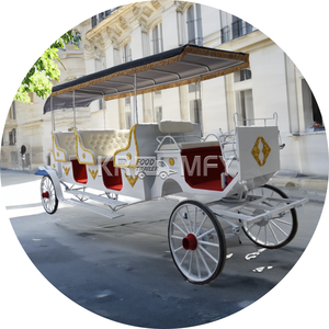 Hot Sale European Style Four-Wheel Electric Carriage Customizable Exclusive Special Sightseeing Horse Carts Transportation - Product Image 4