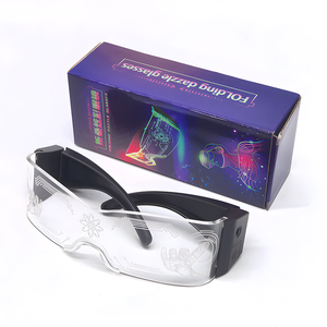 Gafas plegables EL brillantes para fiesta de <span class=keywords><strong>Halloween</strong></span>, Festival de Navidad, concierto brillante, fiesta de baile, gafas LED brillantes - Product Image 6