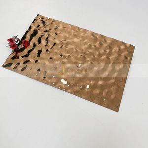M11 Small Wave Water Ripple 304/316 Stainless Steel <b>Sheet</b> PVD Color Stamping Plate-Bending Cutting Processing Service 0.5-3.0mm - Product Image 1
