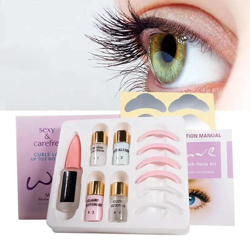 Großhandel schnelle Dauerwelle dauern bis zu drei Monate Lash Curl Lifting Wimpern Wimpern Perm Glue Kit