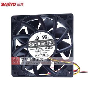 ซันโย ซันเอซ 120 9GV1224P4G01 24V 0.84A พัดลมระบายความร้อนแบบแกนสำหรับอินเวอร์เตอร์ - Product Image 3