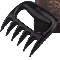 Griffe à viande en plastique en forme de griffe d'ours, déchiqueteur de viande, séparateur, qualité alimentaire, épaissi, pour barbecue, porc déchiqueté, gadget de cuisine