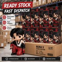 Heißer Nuna V Stage Edition K-Pop Idol Vinylfigur im Hockstil – Sammlerstück, individuelles Streetwear-Outfit, Geschenkidee