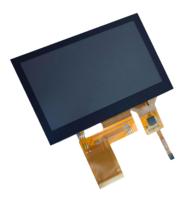 Modul LCD TFT IPS 4,3 Inci Grosir, Antarmuka RGB 24-bit, Panel Sentuh Kapasitif Opsional, Resolusi 480x272, Kecerahan 350cd/m