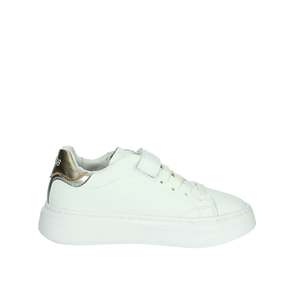 Sneakers da Ragazza Sun68 Bianche e Oro con Chiusura in Velcro per Uso Casual - Product Image 4
