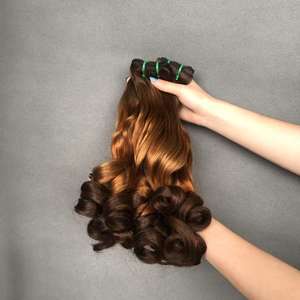 热卖10A级质量双拉弹力卷曲雷米头发不同颜色现货准备发货 - Product Image 4