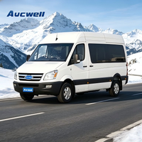 Aucwell, minibus électrique haute performance, autonomie de 350 km, conduite à gauche, transmission automatique, neuf, usage commercial
