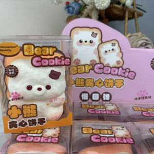 Ours en peluche squishy à montée lente, parfum pain, simulation boulangerie, jouet anti-stress, cadeau, vente en gros, logo personnalisé, fourniture d'usine - Product Image 2