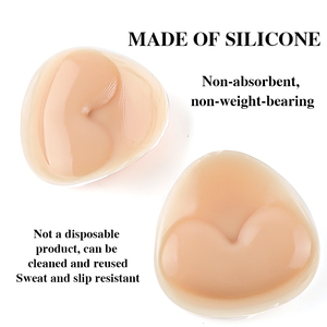 Ücretsiz boyut silikon Push-Up sütyen ekle yumuşak kumaş meme büyütücü ped görünmez Bikini üçgen şekli sindiren aksesuar - Product Image 3
