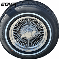 Jantes à rayons chromées EVOR Custom Luxury Classic 72/100 Knock-Off, à déport profond, 13, 14, 15, 16 pouces, pour Chevy Impala