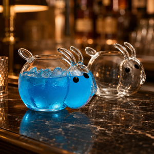 Verres à cocktail transparents en borosilicate faits à la main de 250 ml, sans plomb, coupe Martini, verres à Margarita, verrerie de bar réutilisable en gros - Product Image 6