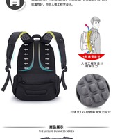2022 business 17 pouces sac à dos d'ordinateur portable de voyage pixel avec serrure tsa sac à dos étanche antivol pour ordinateur portable avec usb