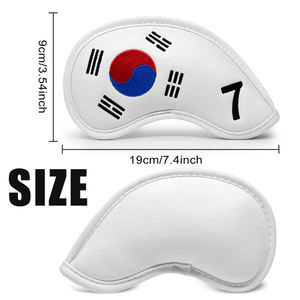 Golf <b>Head</b> <b>Covers</b> Korea Patriotism Golf <b>Head</b> <b>Covers</b> Set for Golf Iron Headcovers - Product Image 2