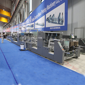 Machine à coller les boîtes imprimées à 4 et 6 coins, automatique et à grande vitesse, pour l'industrie de l'emballage - Product Image 3