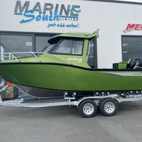 Nouveau bateau de pêche de luxe en aluminium de 6,25 m (20,5 pi) avec moteur hors-bord, 30-35 nœuds
