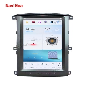 NAVIHUA Touch Screen Car DVD Player Head Unit Monitor Multimedia Android <b>Auto</b> Radio Navigation for Toyota Land Cruiser LC100 - Product Image 2