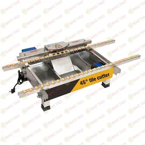 Portable Dust free small 45 degree tile cutter slider cutting machine for tiling constructions