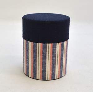 Boîtes à thé japonaises méticuleusement tissées, faites à la main avec placage noir, optimales pour la conservation des aliments, 100 ml et 50 ml - Product Image 2